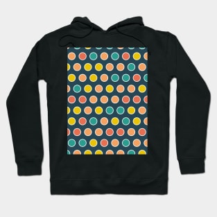 Colorful Pois Pattern Hoodie